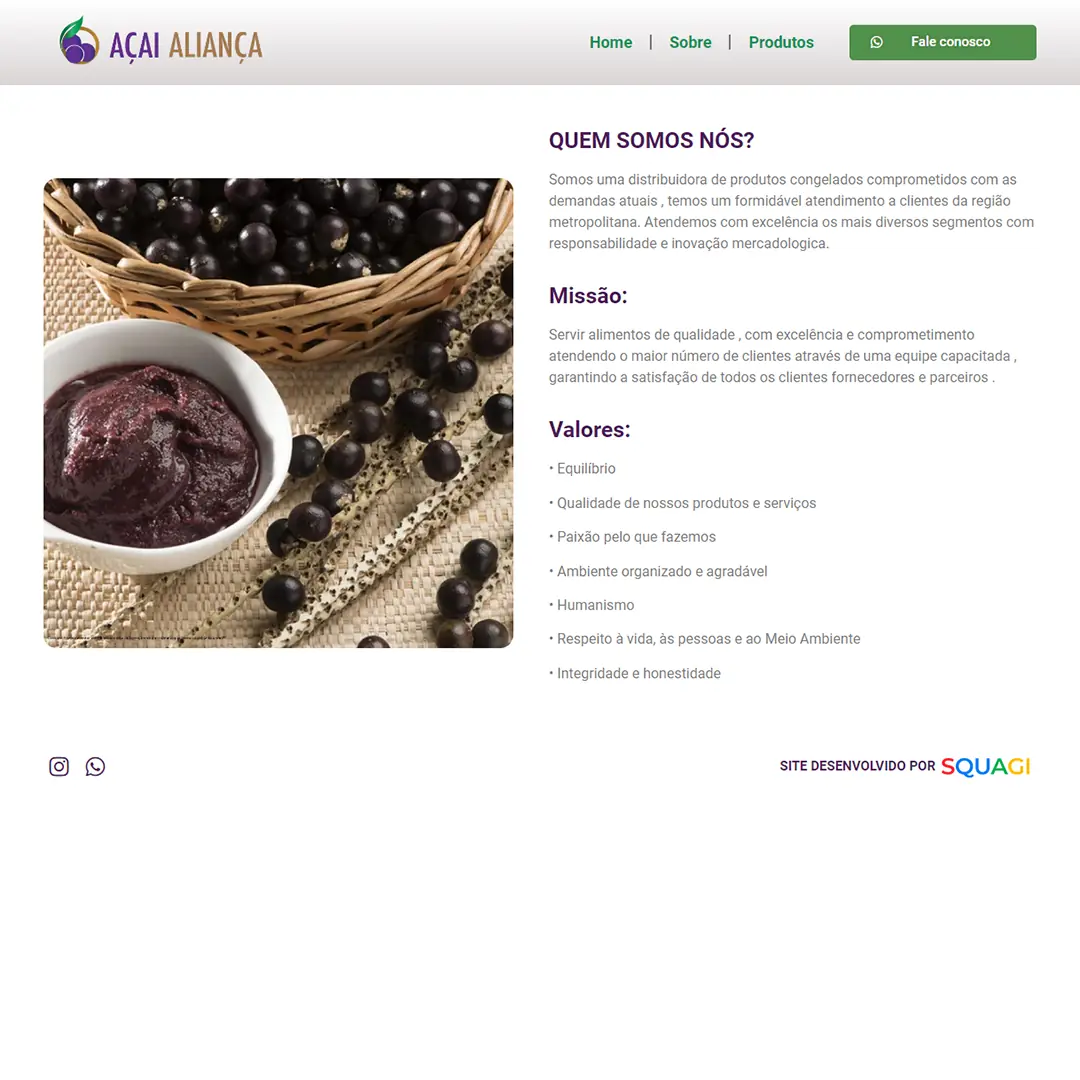 Projeto Açaí Aliança