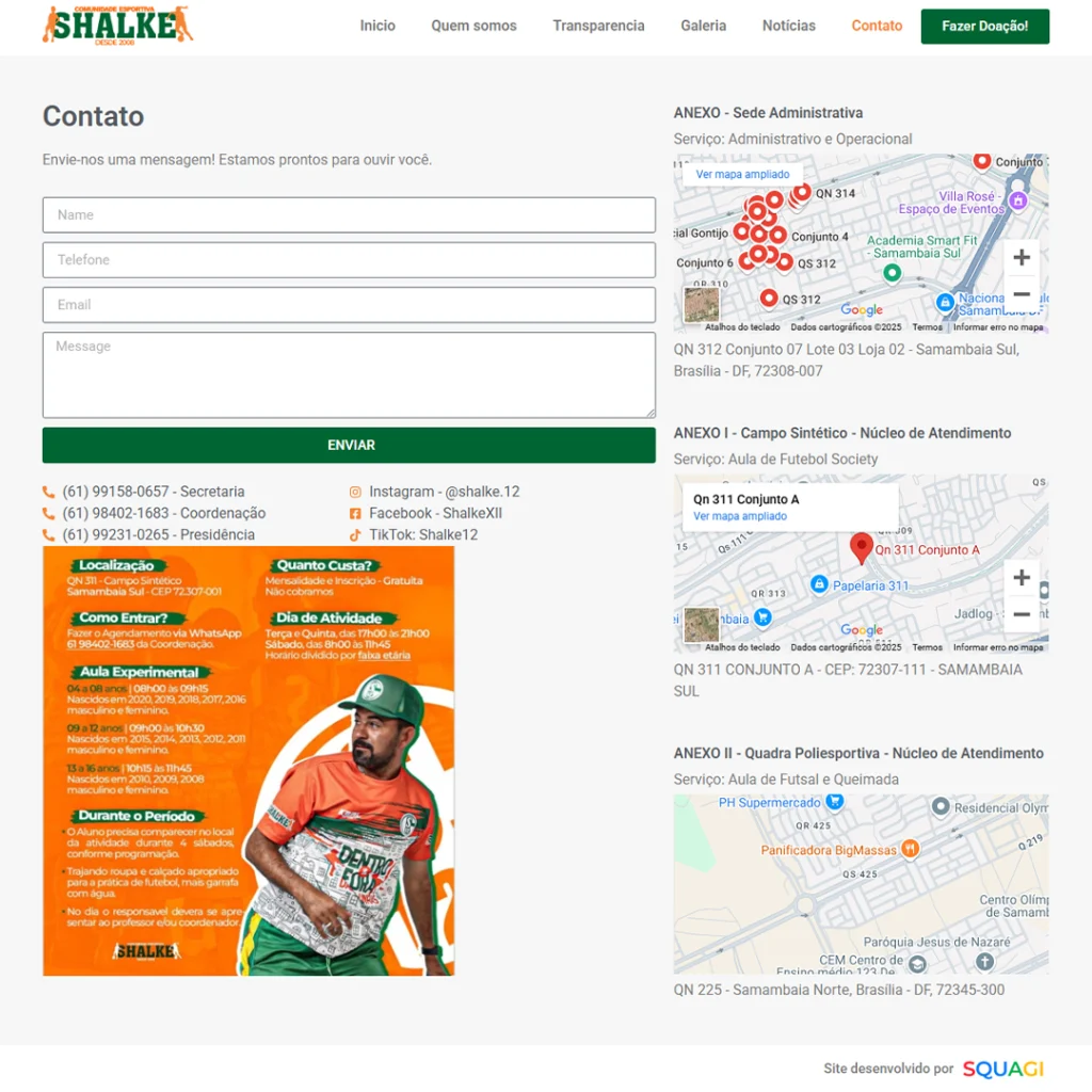 contato - shalke